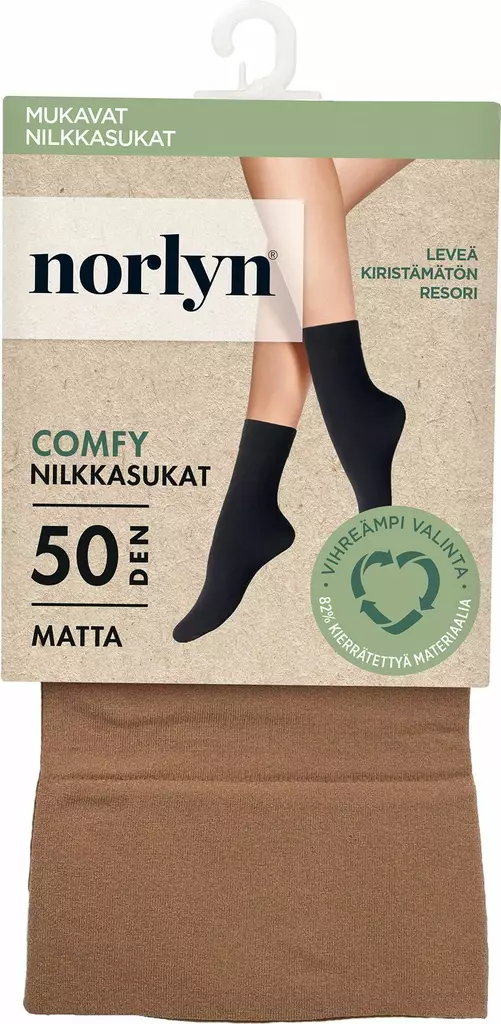 Norlyn nilkkasukat comfy 50den powder 36-41 - Naisten sukat ja sukkahousut - 7028413010723 - 1