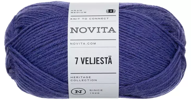 Novita 7 Veljestä Muurikello 750 100g - Langat - 6412618204413 - 1