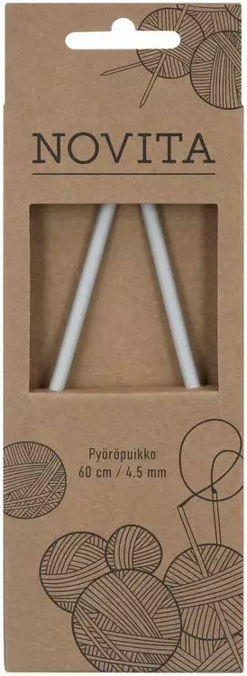 Novita Pyöröpuikot 60cm 4,5mm - Puikot - 6412619664513 - 1