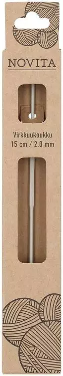 Novita Virkkuukoukku 15cm 2mm - Puikot - 6412619672013 - 1