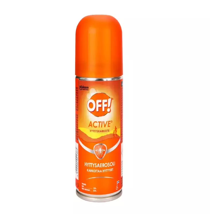 OFF! Active hyttysaerosoli 100ml - Hyttysten karkoitus - 6414400021383 - 1