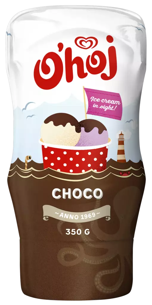 O´hoj suklaakastike 350g - Majoneesit,maustekastikkeet ja tahnat - 8711327540903 - 1