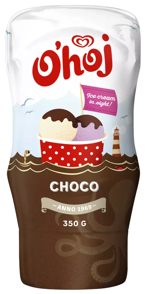 O´hoj suklaakastike 350g - Majoneesit,maustekastikkeet ja tahnat - 8711327540903 - 1