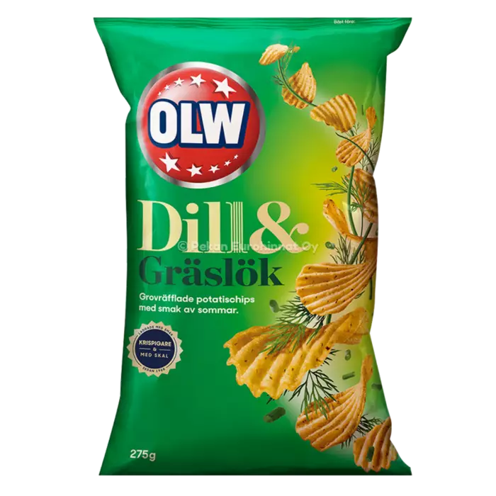 OLW Tilli-Ruohosipuli Perunalastu 175g - Sipsit - 7340005403523 - 1