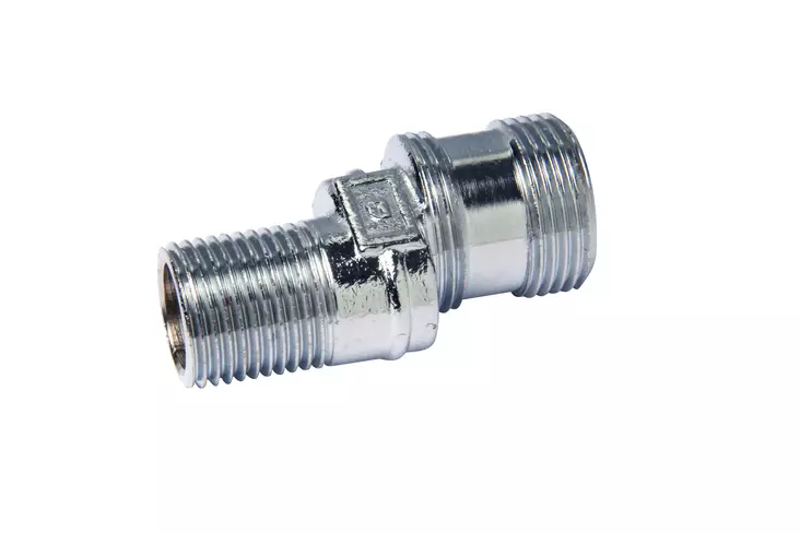 Opal epäkeskoliitin 1/2x3/4x10mm kromi - Palloventtiilit ja sulkuventtiilit - 6413820770413 - 1