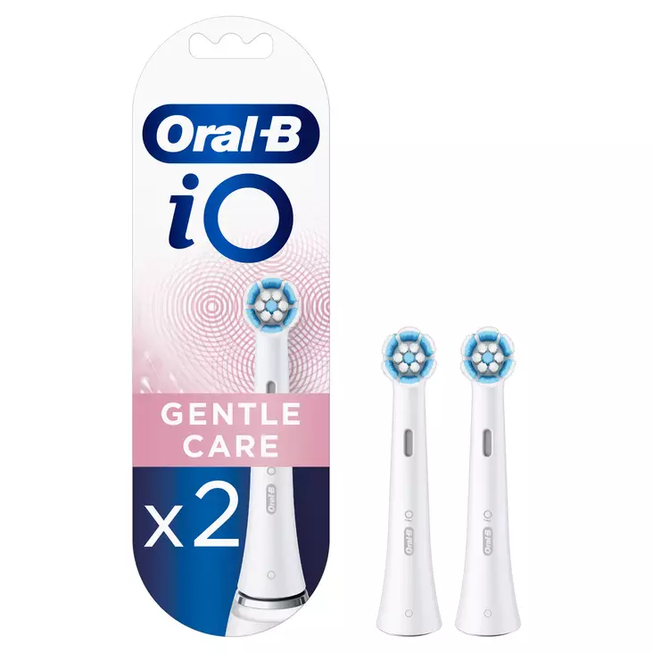 Oral-B Vaihtoharja iO Gentle Care 2kpl - Sähköhammasharjojen vaihtopäät - 4210201301943 - 1