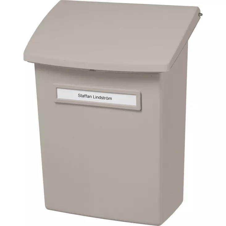Orthex postilaatikko välikannella hiekka - Postilaatikot - 6411765560243 - 1