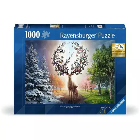 Palapeli Magical Deer 1000p - Palapelit ja pulmapelit - 4005555010883 - 1