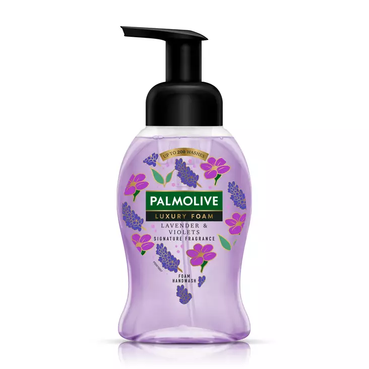 Palmolive Luxury Foam Lavender & Violets vaahtonestesaippua 250ml - Nestesaippuat - 8718951713543 - 1
