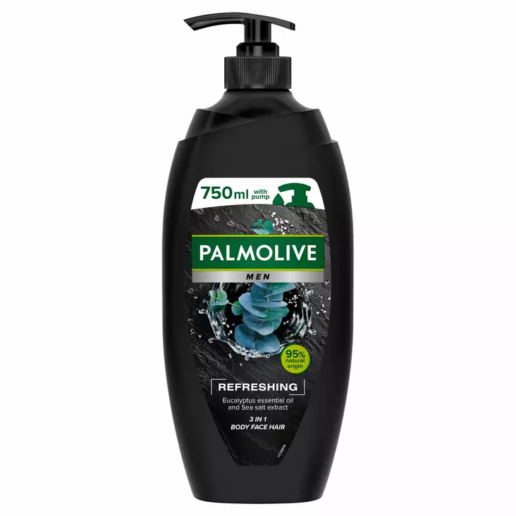 Palmolive For Men Refreshing suihkusaippua 750ml - Suihkugeelit- ja saippuat - 8693495030243 - 1
