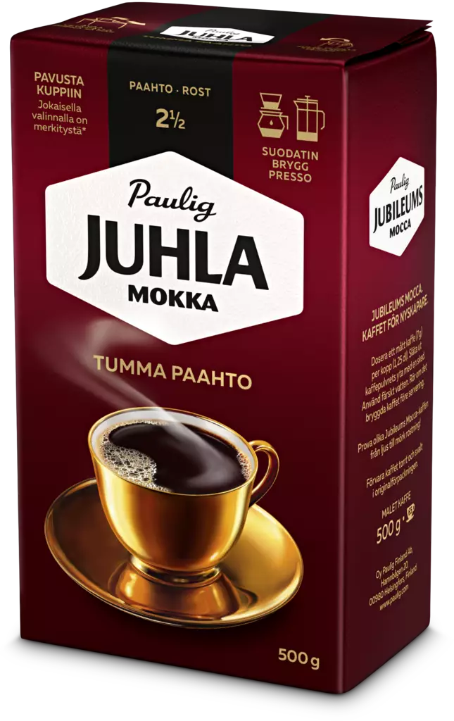 Paulig Juhla Mokka Tumma Paahto 500g - Kahvit - 6411300164653 - 1