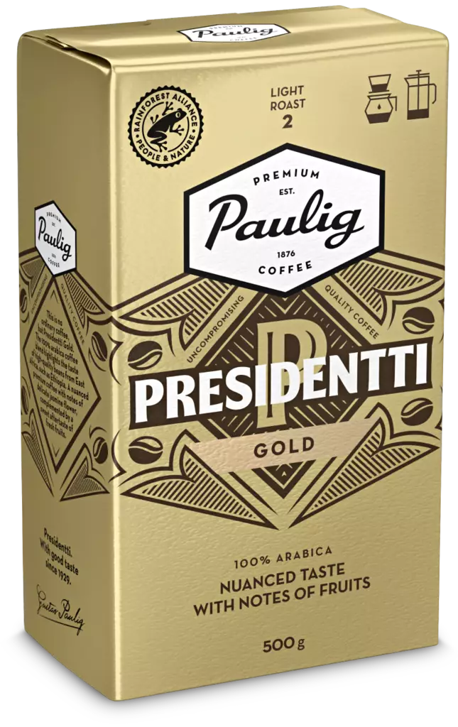 Paulig Presidentti kahvi 500g Gold label - Kahvit - 6411300161003 - 1
