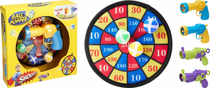 Pehmeä tikkataulu pyssyllä - Kesälelut ja -pelit - 8721037572873 - 1