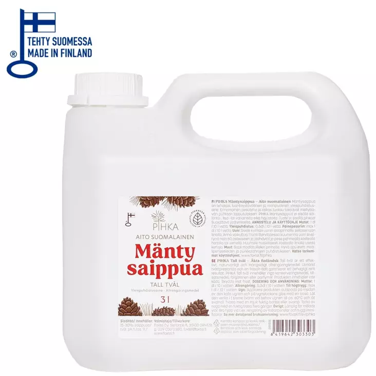 Pihka mäntysaippua 3l - Yleispuhdistusaineet - 6419642303303 - 1