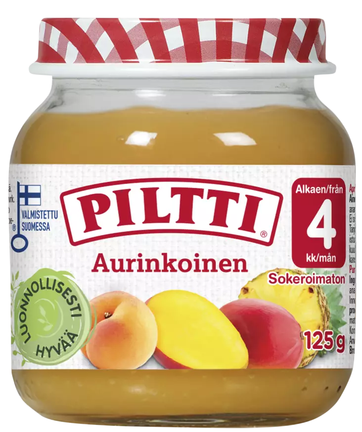 Piltti aurinkoinen 4kk 125g - Lastenruoat - 7613035117693 - 1
