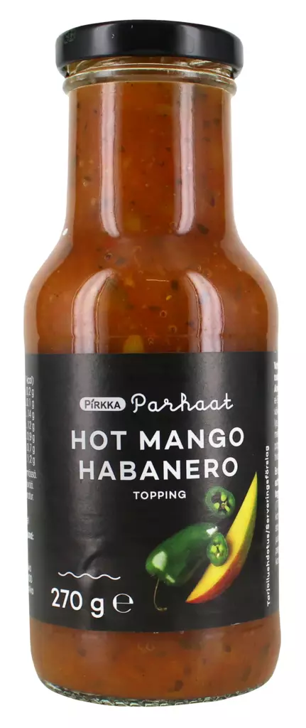 Pirkka Hot mango habanero 270g - Majoneesit,maustekastikkeet ja tahnat - 6410405306203 - 1