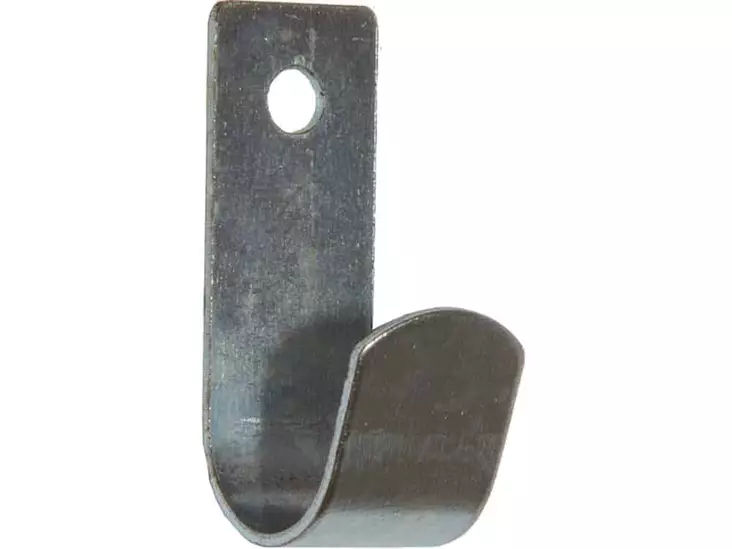 Pisla litteä koukku PIENI 40x16mm sinkitty - Koukut ja naulakot - 6414675131923 - 1