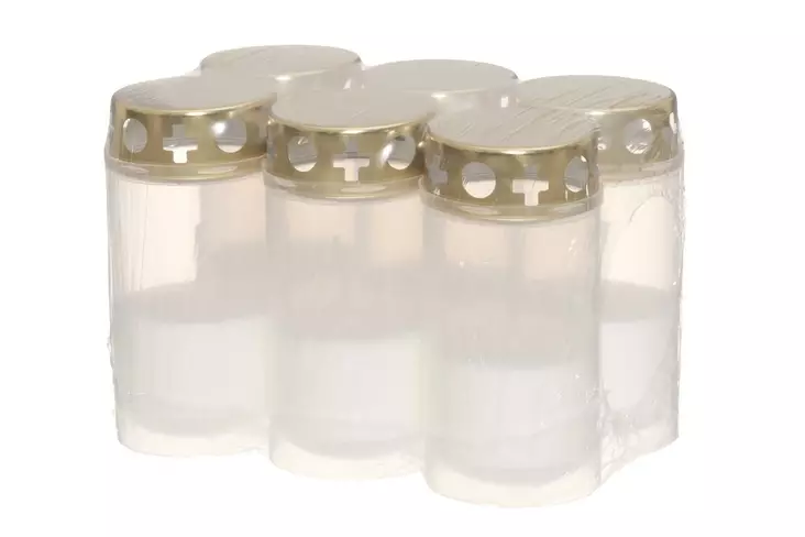 Polar hautakynttilä 25h 6kpl/pkt - Hauta- ja öljykynttilät - 6410416008523 - 2