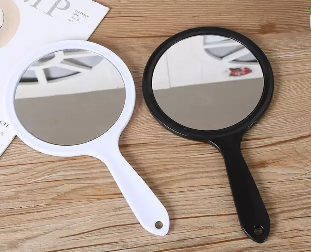 Pöytäpeili 16x29cm musta/valkoinen - Toiletti- ja meikkilaukut - 6438159364973 - 1