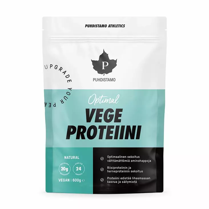Puhdistamo Optimal Vegeproteiini natural - Urheiluravinteet ja -valmisteet - 6430039223103 - 1