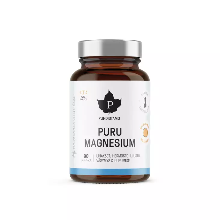 Puhdistamo Puru Magnesium - Vitamiinit ja mineraalit - 6430039229303 - 1