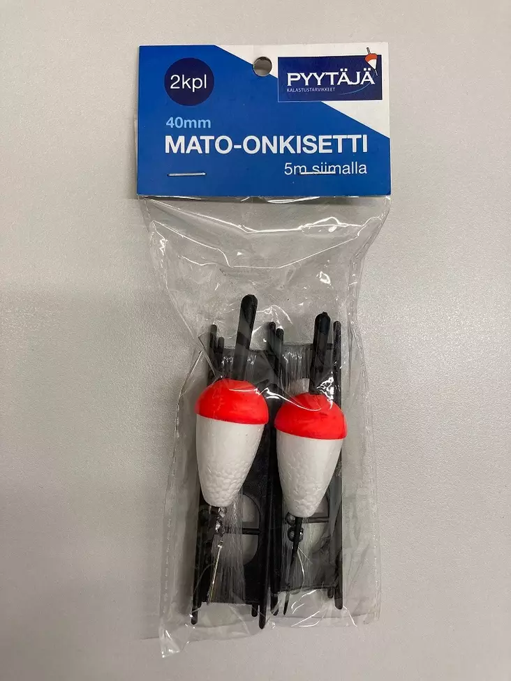 Pyytäjä mato-onkisetti 2kpl - Kalastustyökalut - 6438159016193 - 1