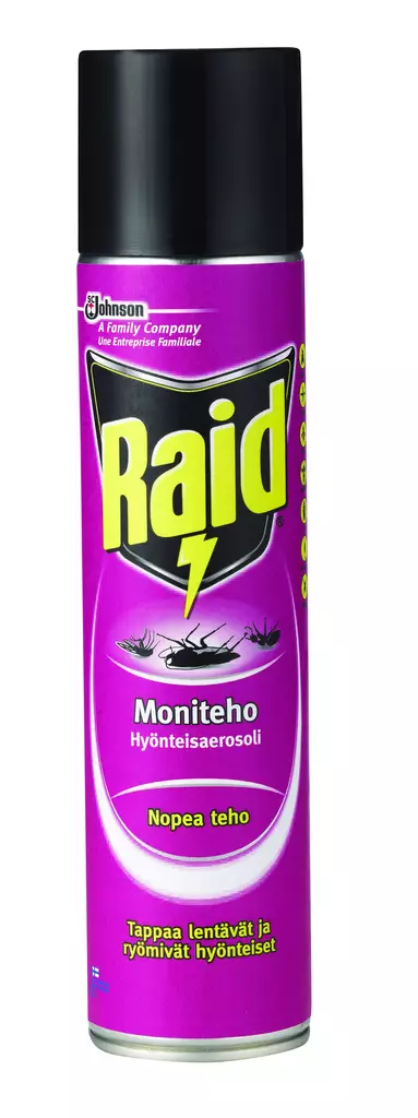 Raid Moniteho hyönteisaerosoli 400ml - Kodin tuholaiskarkoitteet - 6414400022533 - 1
