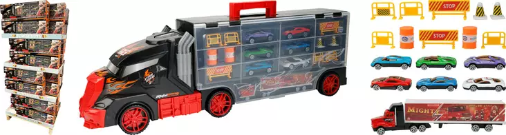 Rekka pikkuautotraileriboxi - Leikkiautot ja kauko-ohjattavat autot - 8721037869423 - 1