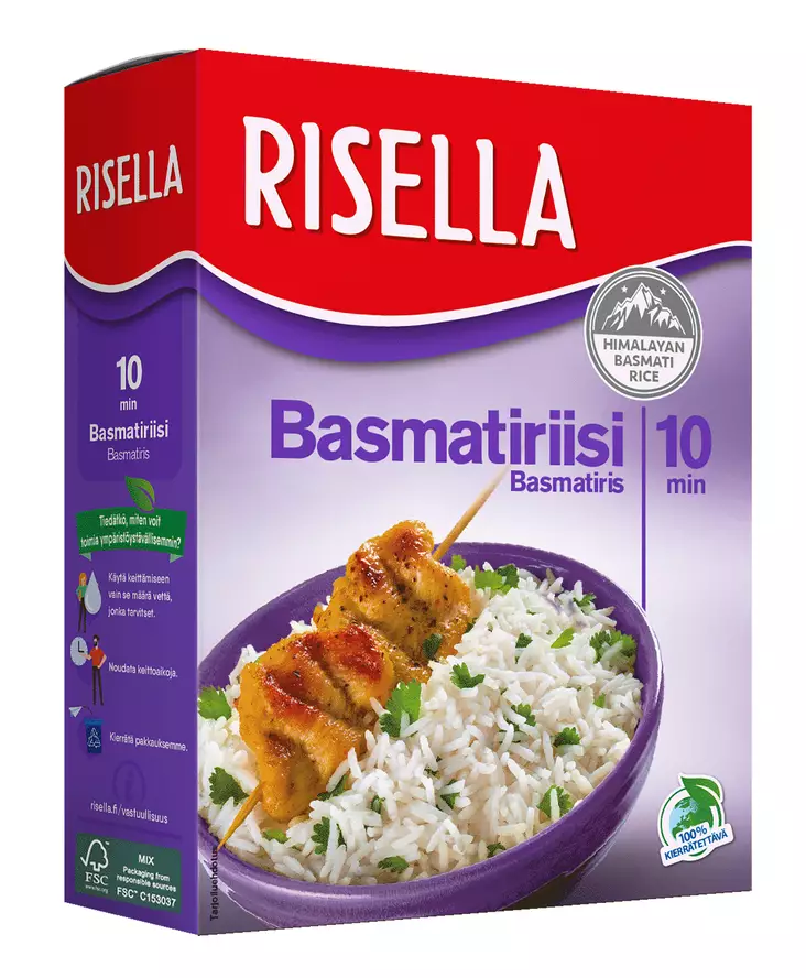 Risella Basmatiriisi 1kg - Riisit - 8410184027793 - 1