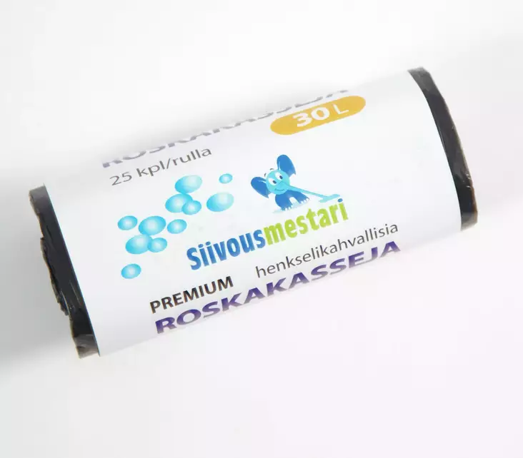 Roskakassi premium 30l 25pss/rll - Roskapussit - 6438159060363 - 1
