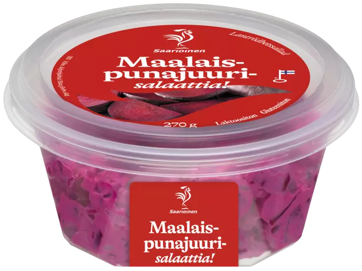 Saarioinen maalaispunajuurisalaatti 270g - Elintarvikkeet - 6412000033843 - 1