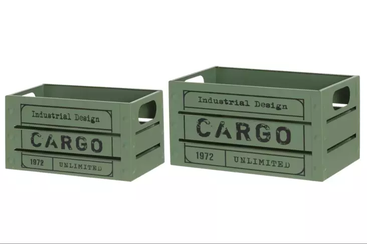 Säilytyslaatikko gargo vihreä 26cm - Sisustusesineet - 6410416395753 - 1