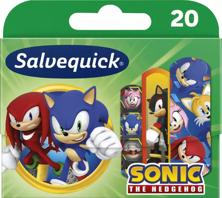 Salvequick Sonic the Hedgehog laastari - Desifiointi ja laastarit - 7340213302403 - 1