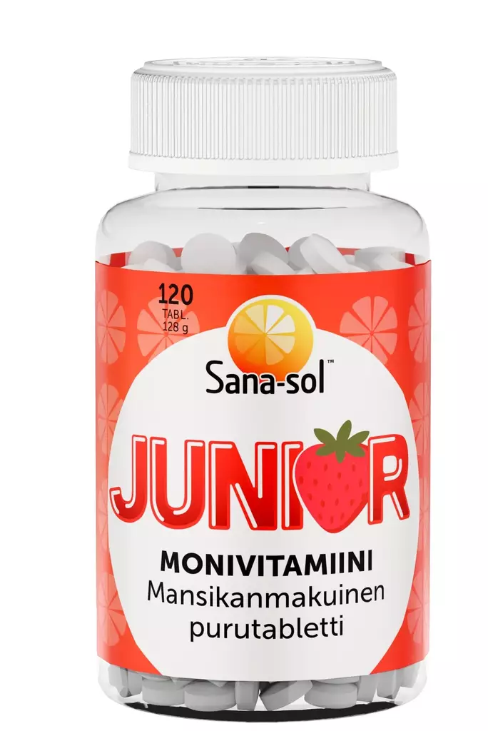 Sana-sol Junior monivitamiini - Vitamiinit ja mineraalit - 5702071508243 - 1