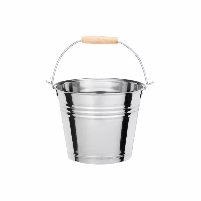 Saunasanko terästä 6 L - Saunakiulut ja kauhat - 6410416301563 - 1