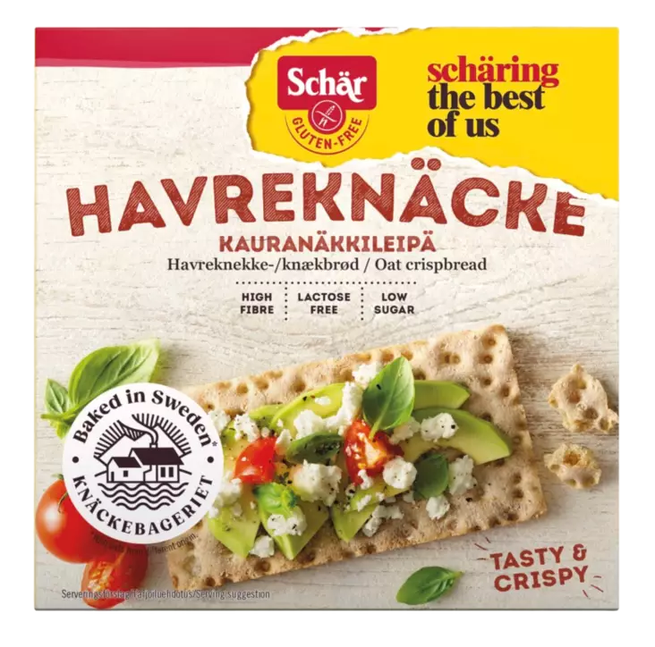 Schär kauranäkkileipä glut. - Elintarvikkeet - 8008698048573 - 1