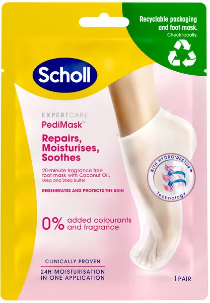 Scholl Pedimask hajusteeton jalkanaamio - Jalkojenhoitotuotteet - 5701092433503 - 1