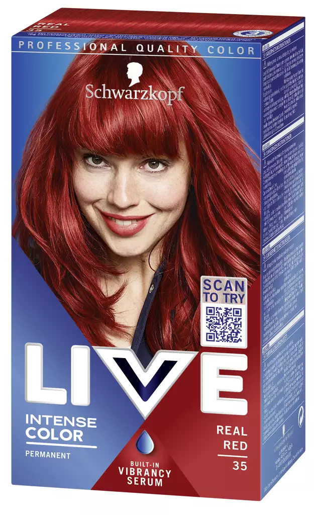 Schwarzkopf Live 35 Real Red hiusväri - Hiusvärit - 5012583002703 - 1