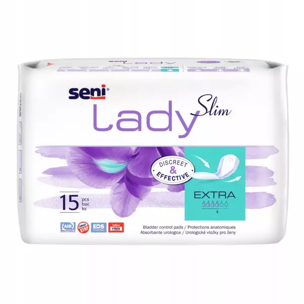 Seni Lady Slim inkontinenssisuoja Extra - Inkotinenssisuojat - 5900516699123 - 1