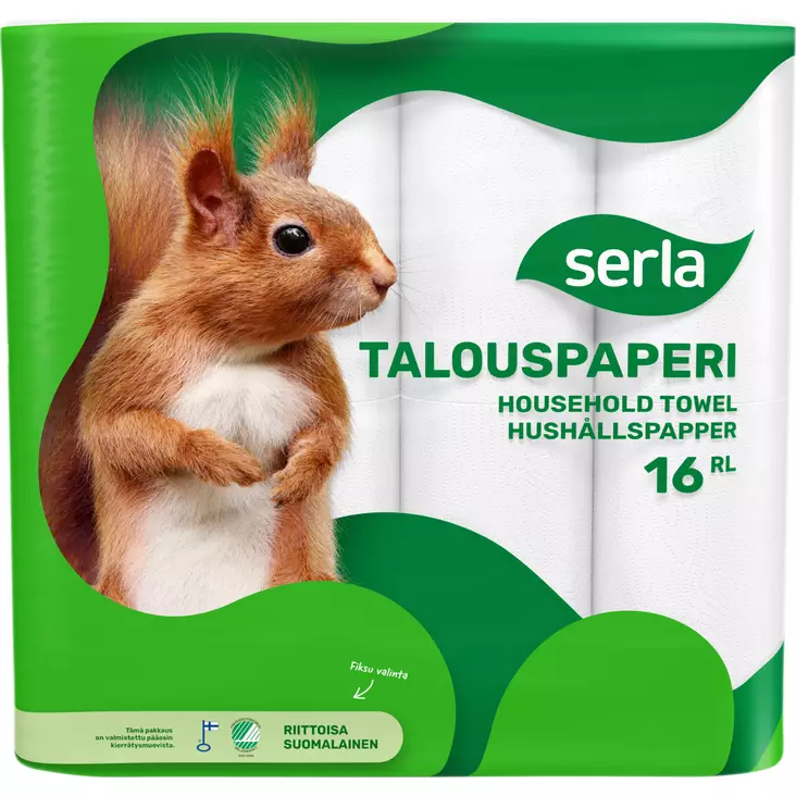 Serla Talouspaperi 16rl - Talouspaperit - 6414301081233 - 1