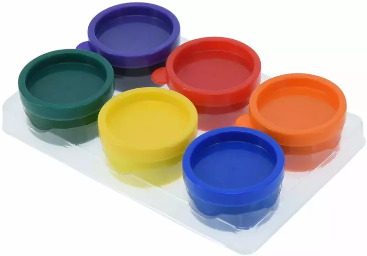 Sormivärisetti 6 väriä - Sormi- ja kasvovärit - 8720573819053 - 1