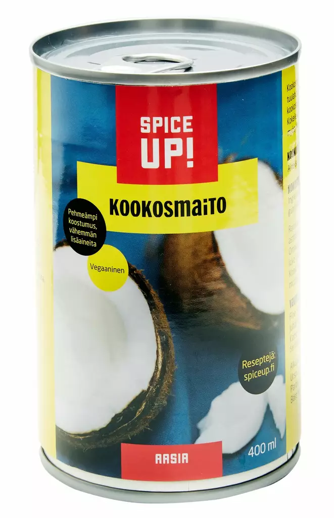 Spice Up kookosmaito 400ml - Juomien valmistus ja makuaineet - 6430011810093 - 1