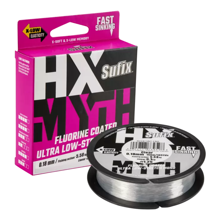 Sufix HX-MYTH 0,25mm 150m 6,7kg - Siimat - 024777739673 - 1