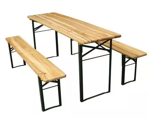 Switzerland pöytä + penkit 177cm - Puutarhapöydät - 6438168095653 - 1