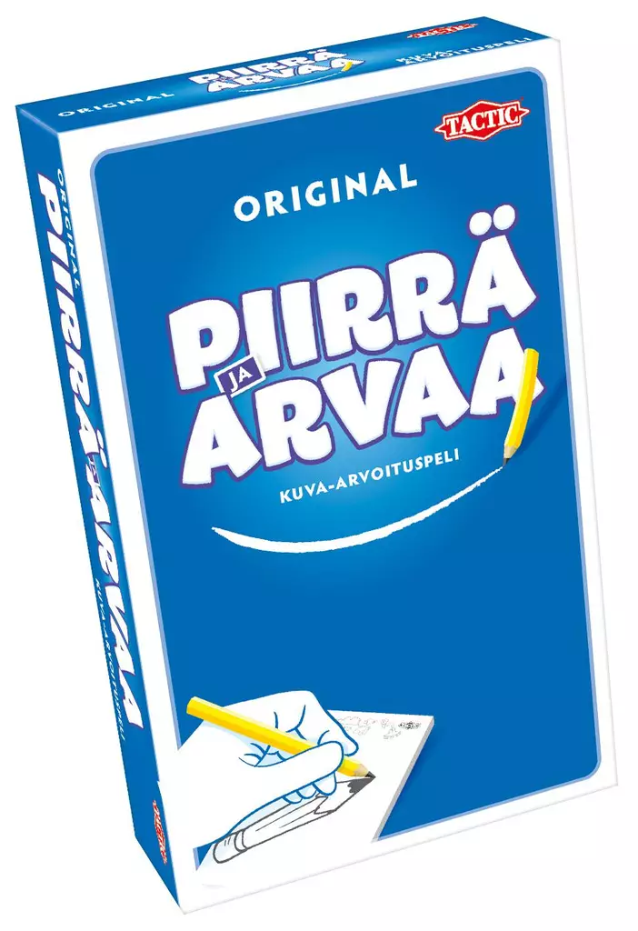 TacTic Piirrä ja arvaa matkapeli - Lautapelit ja seurapelit - 6416739533223 - 1