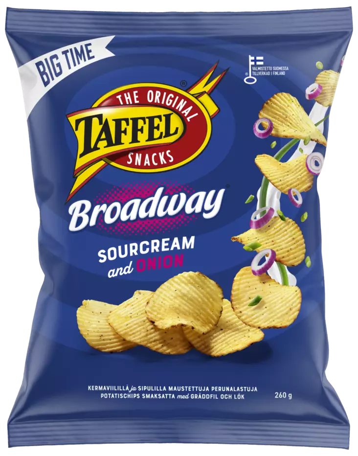 Taffel Broadway 260g - Sipsit - 6410380041823 - 1