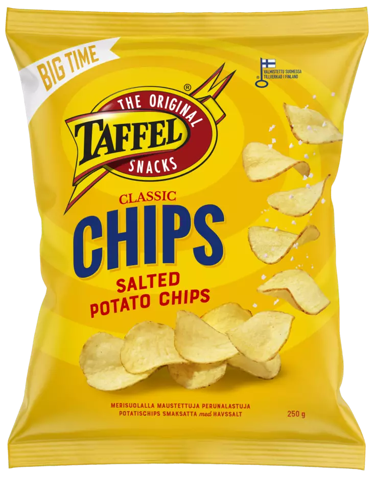Taffel Classic Chips 250g - Sipsit - 6410380041663 - 1