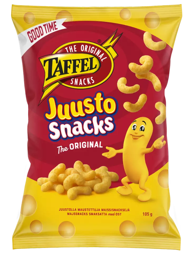 Taffel juustosnacks 105g - Sipsit, snacksit ja pähkinät - 6410380052263 - 1