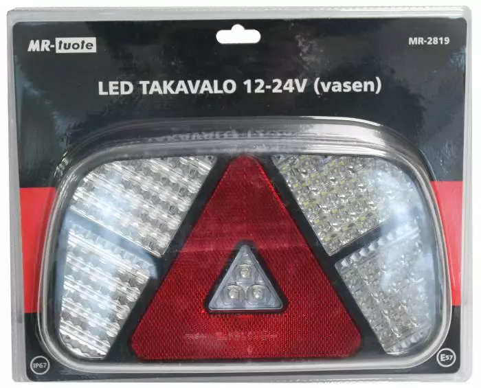 Takavalo led 12-24v Vasen - Peräkärryn valot ja heijastimet - 6430074696283 - 1