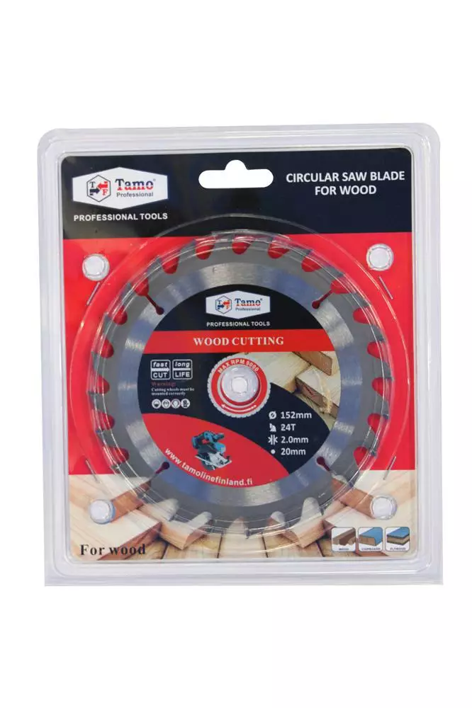 Tamo pyörösahanterä 152x24Tx20mm - Sirkkelinterät - 6420613763033 - 1